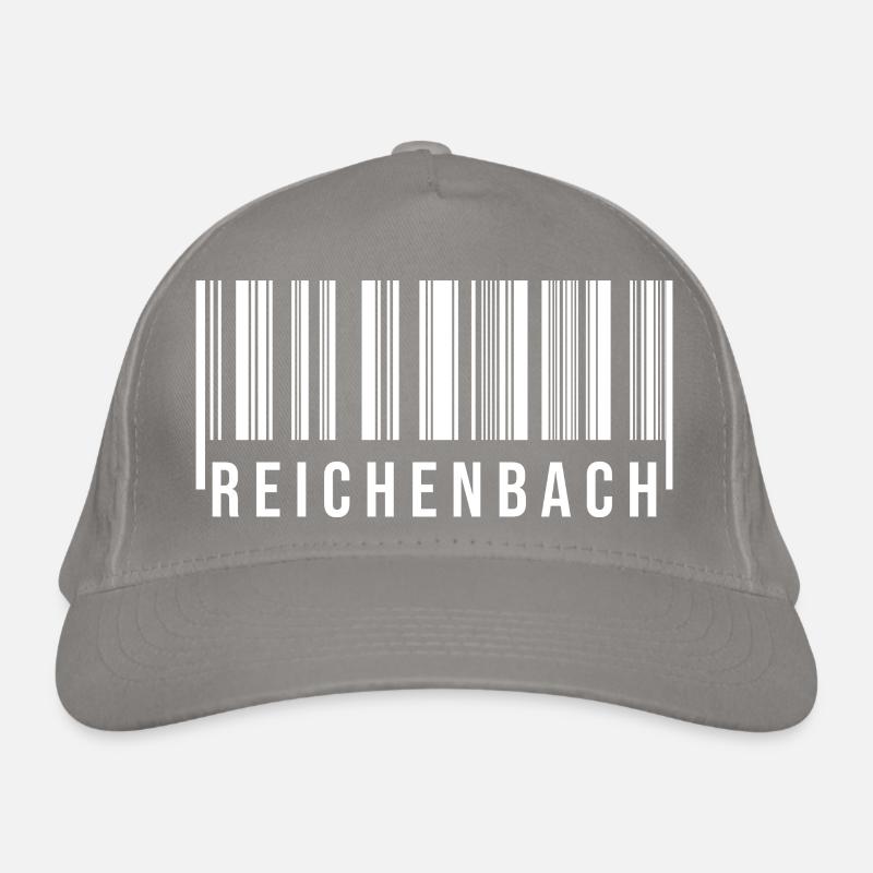Erzgebirge Strichcode Reichenbach Bio-Baseballkappe