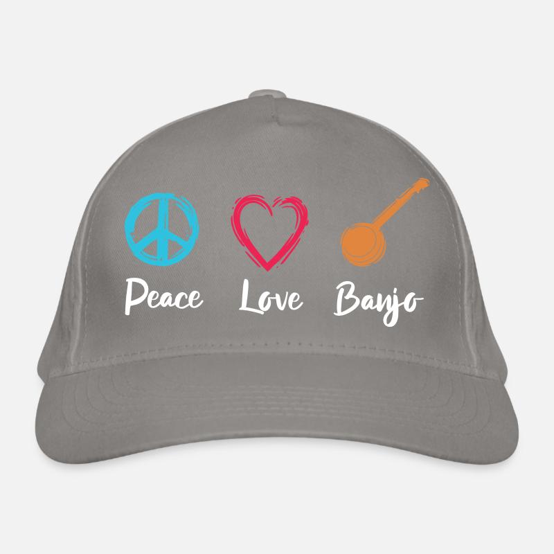 Banjo Paix Amour Casquette classique bio