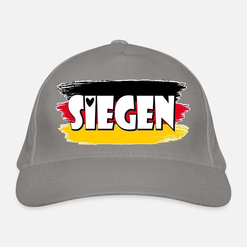 Siegen City Germany Flag Organic Baseball Cap