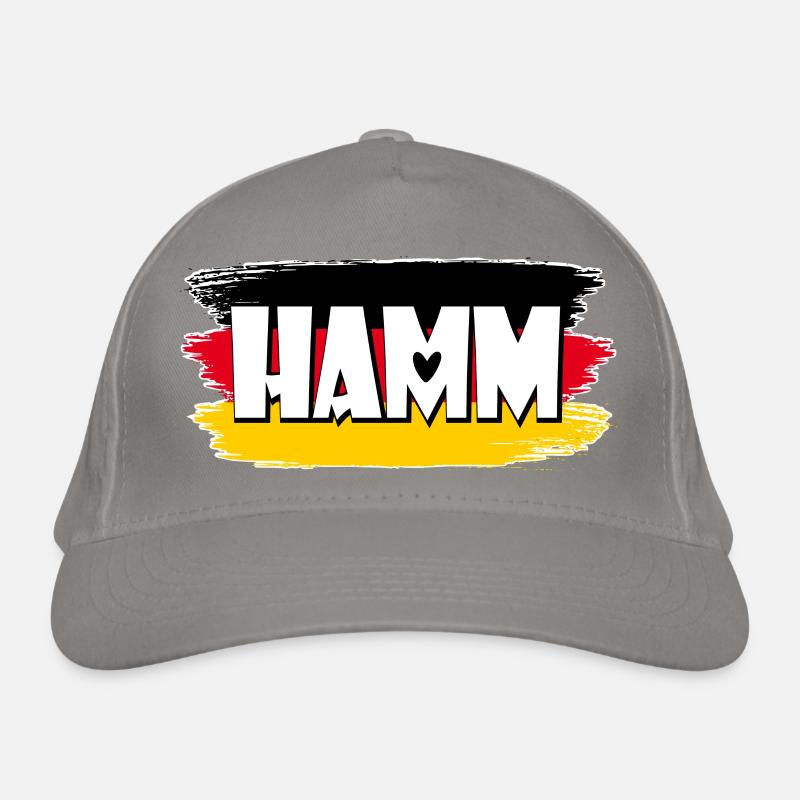 Hamm Deutschland Flagge Bio-Baseballkappe