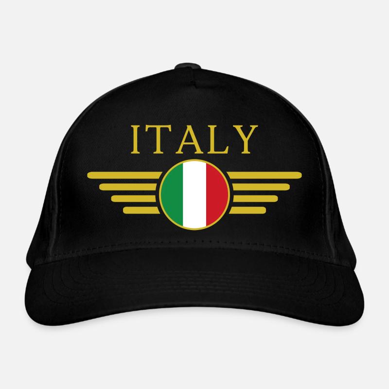 J’aime l’Italie T-shirt design de style élégance Casquette classique bio