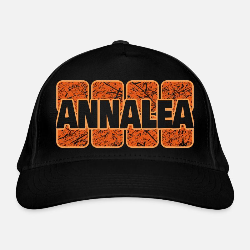 First name Annalea Organic Baseball Cap
