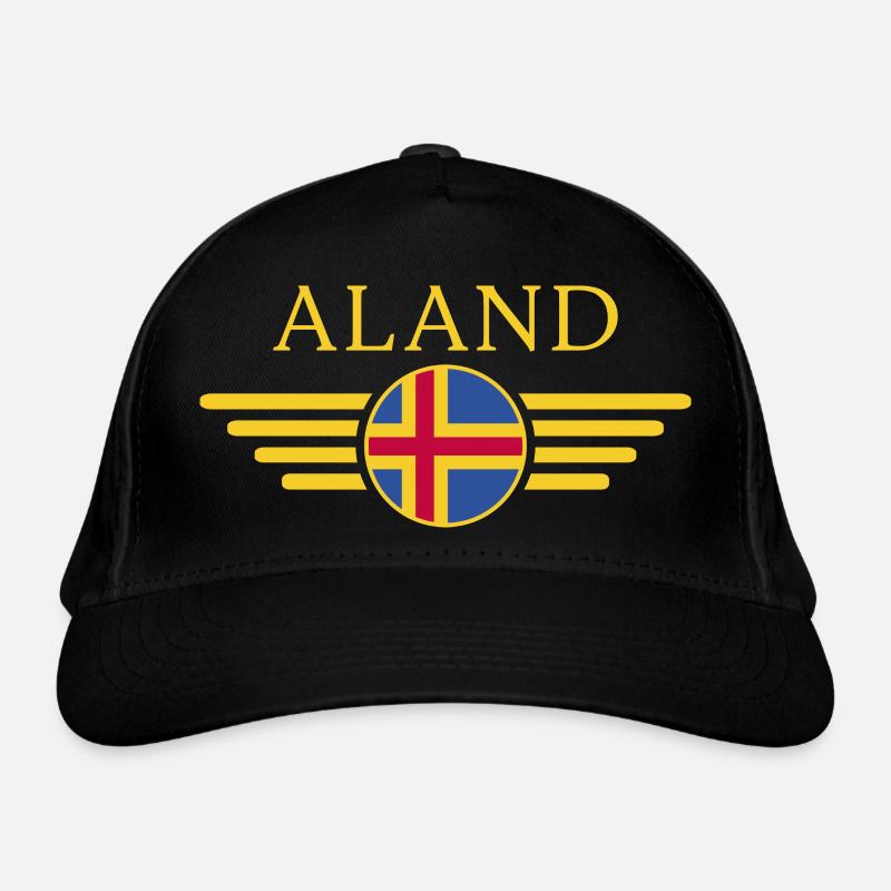 I Love Åland, T-shirt design de style élégance Casquette classique bio