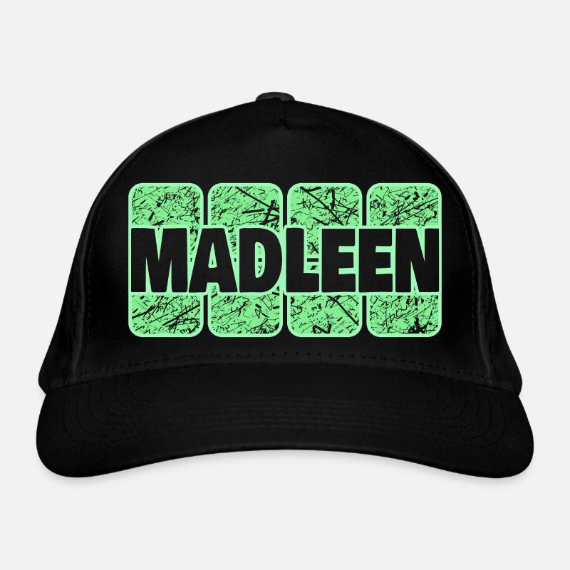 First name Madleen Organic Baseball Cap