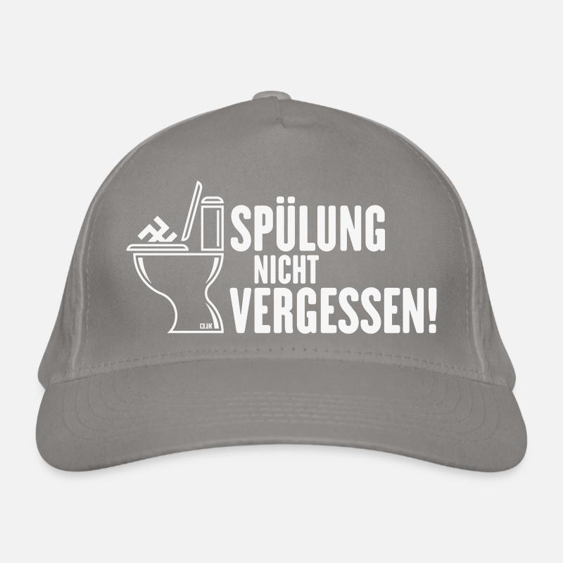Don't forget to rinse! (Against Right / White) Organic Baseball Cap