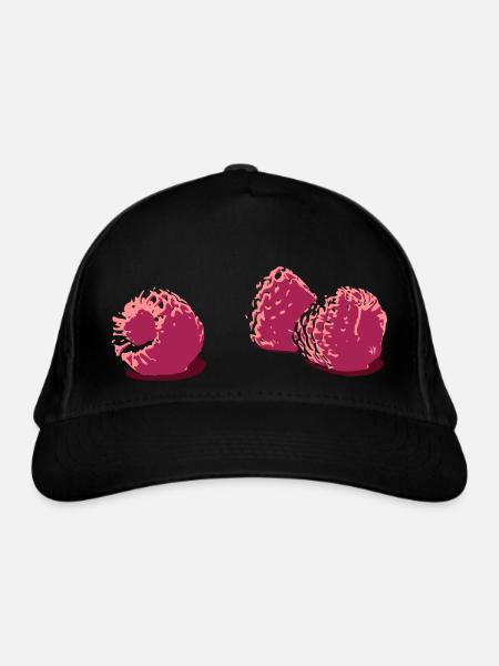 Berries - Bio-Baseballkappe - Schwarz