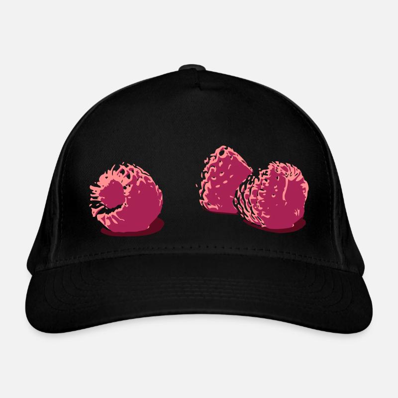Berries - Bio-Baseballkappe - Schwarz