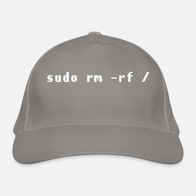 Conception drôle d'admin de Linux Casquette classique bio