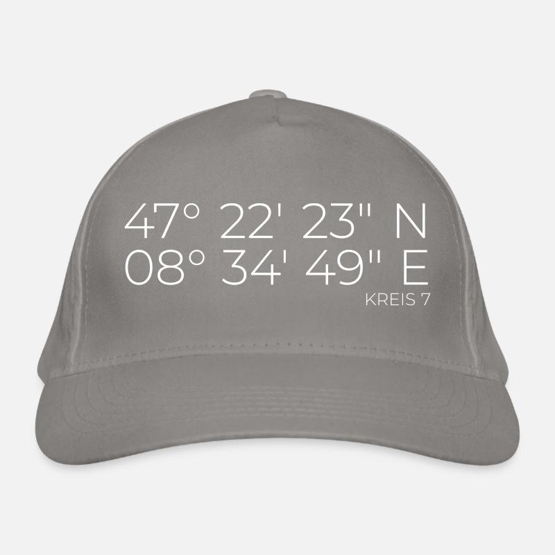 Coordonnées District 7 Zurich Casquette classique bio