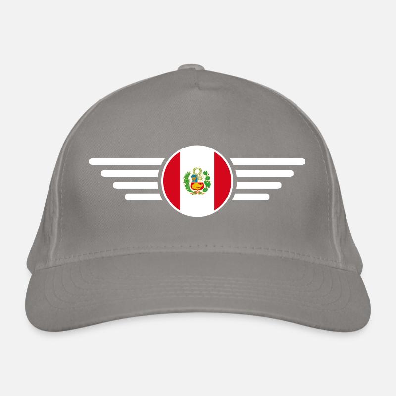 Peru Peruvian Style Design T-Shirt Organic Baseball Cap