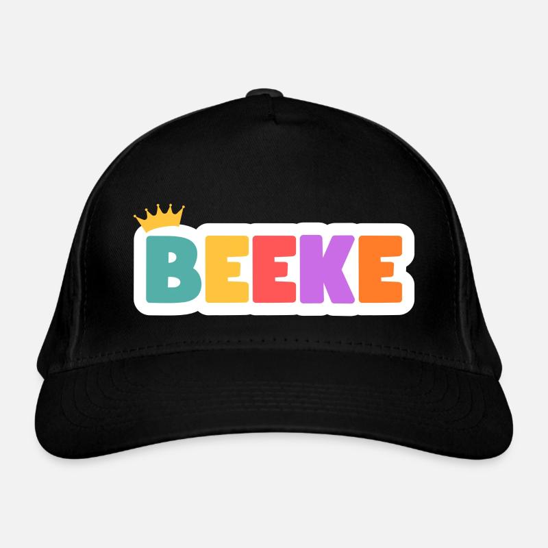 Beeke ! Personnalisable - Casquette classique bio - noir