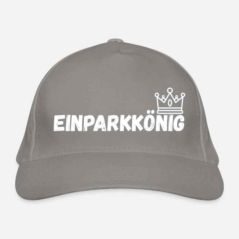Einparkkonig_schwarz Organic Baseball Cap