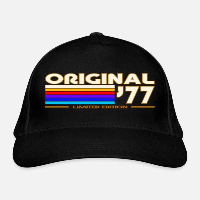 Originaler 77er Rainbow Retro Bio-Baseballkappe