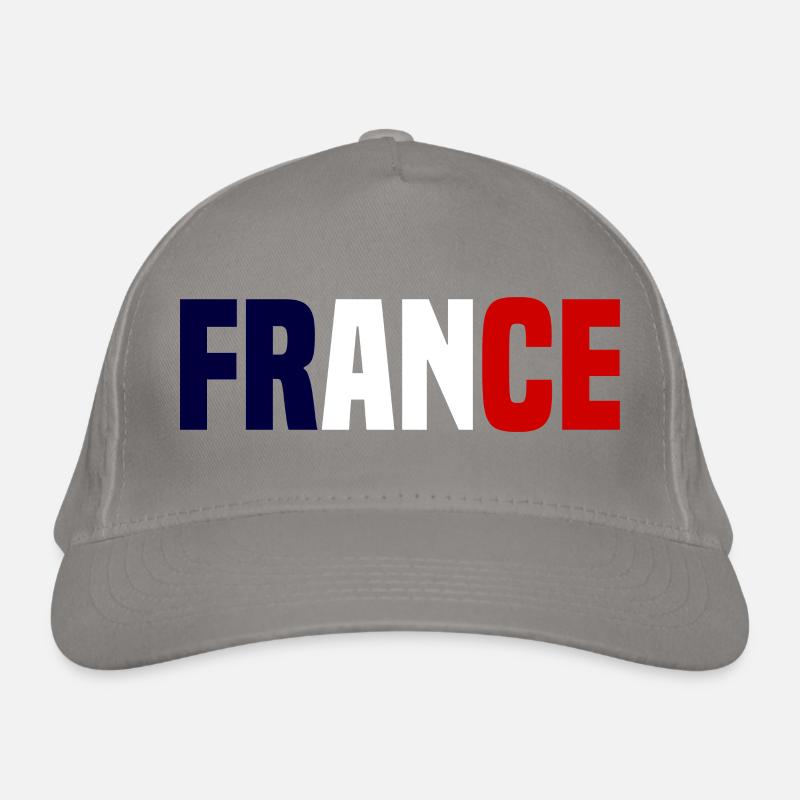 France contrasting Organic Baseball Cap
