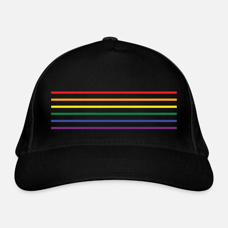LGBT Flag Organic Baseball Cap