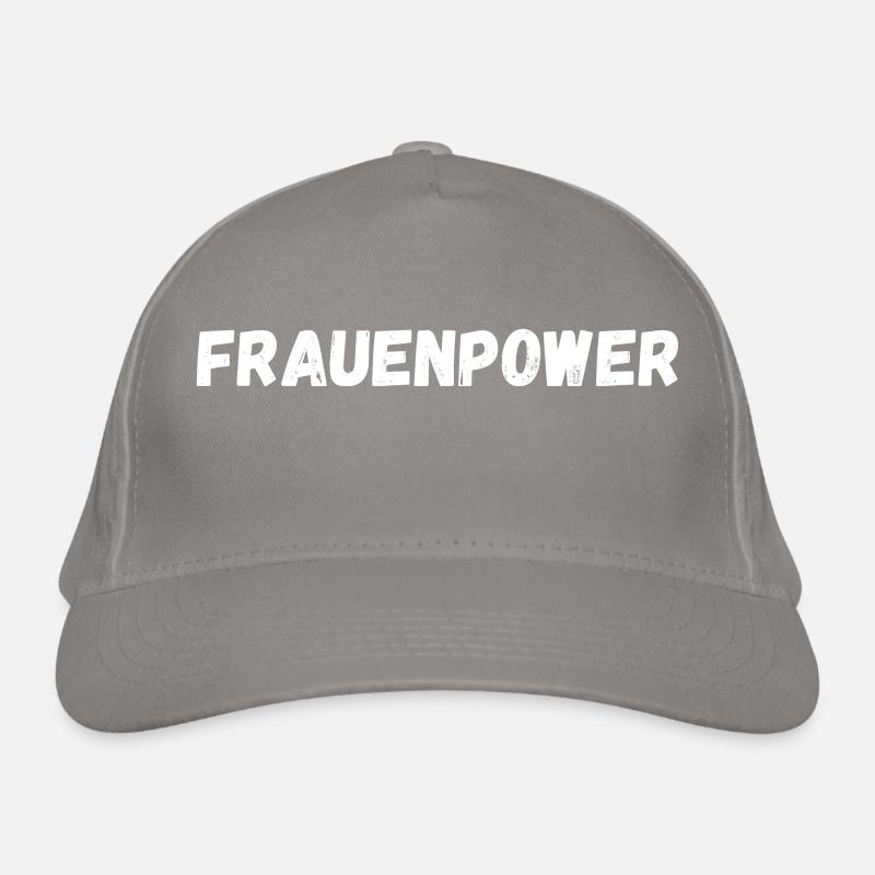 Frauenpower Bio-Baseballkappe