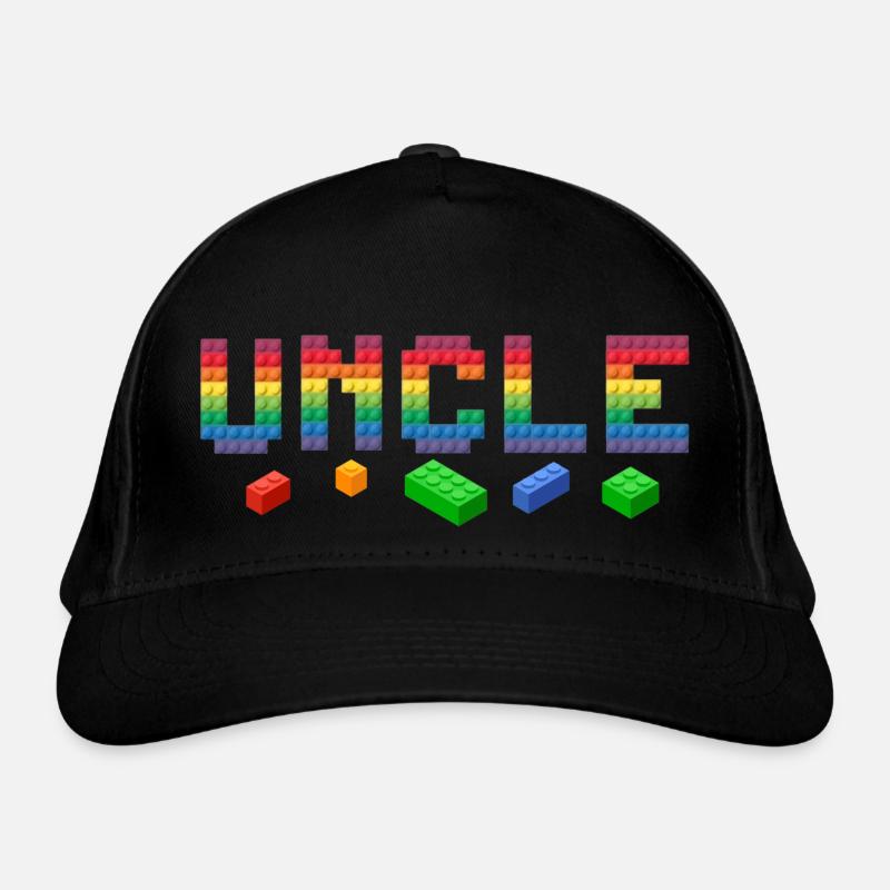 Uncle Master Builder Building Bricks Blocks Family Organic Baseball Cap