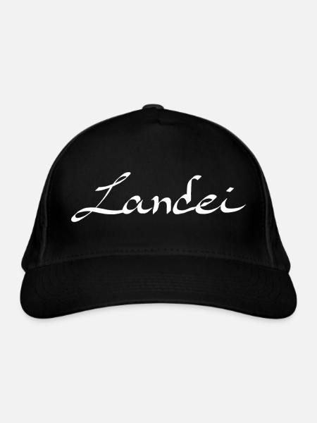 Landei - Bio-Baseballkappe - Schwarz