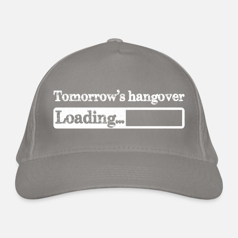 Tomorrow s hangover loading Organic Baseball Cap