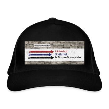 Catacombs Bunker Paris - Organic Baseball Cap - black - Front