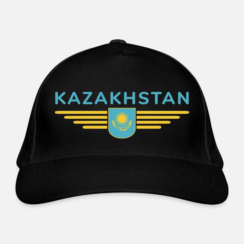Kasachstan Design – Steppe und Tradition Bio-Baseballkappe