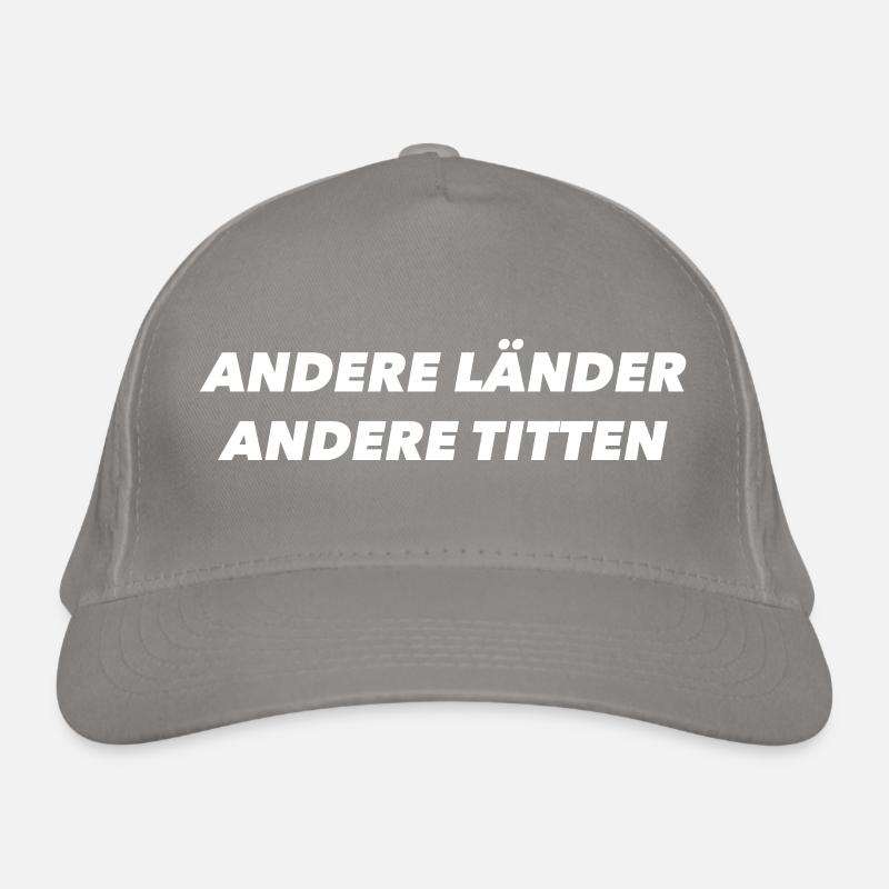 Andere Länder andere Titten Bio-Baseballkappe