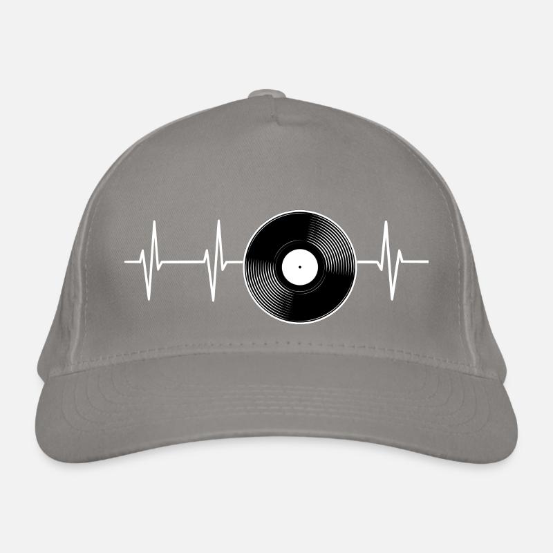 Schallplatte Herzfrequenz Bio-Baseballkappe