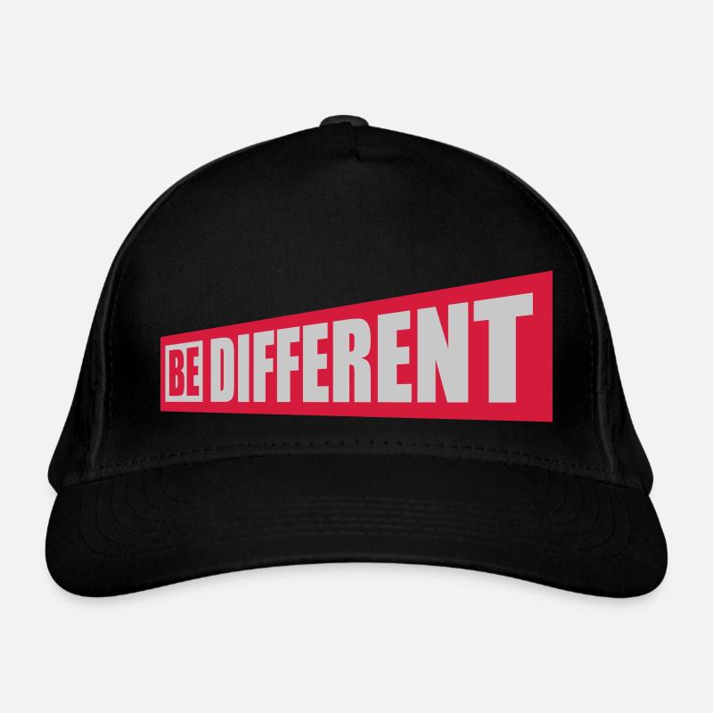 Soyez différent Logo Design Casquette classique bio