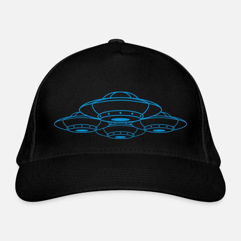 Squadrons many UFOs compound Organic Baseball Cap