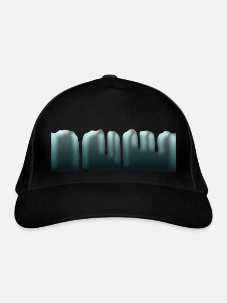 Drop - Organic Baseball Cap - black - Front