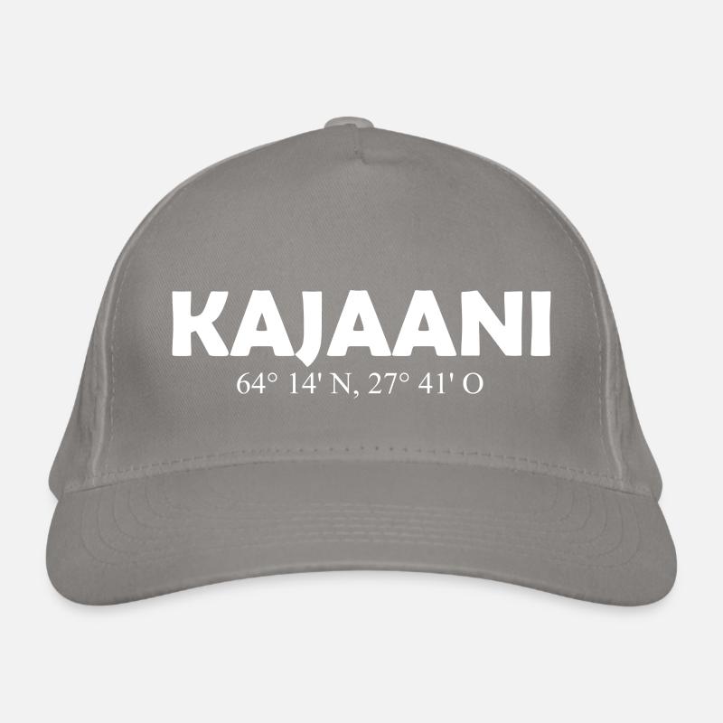 Kajaani - Finland - Coordinates Longitude Latitude Bio-Baseballkappe