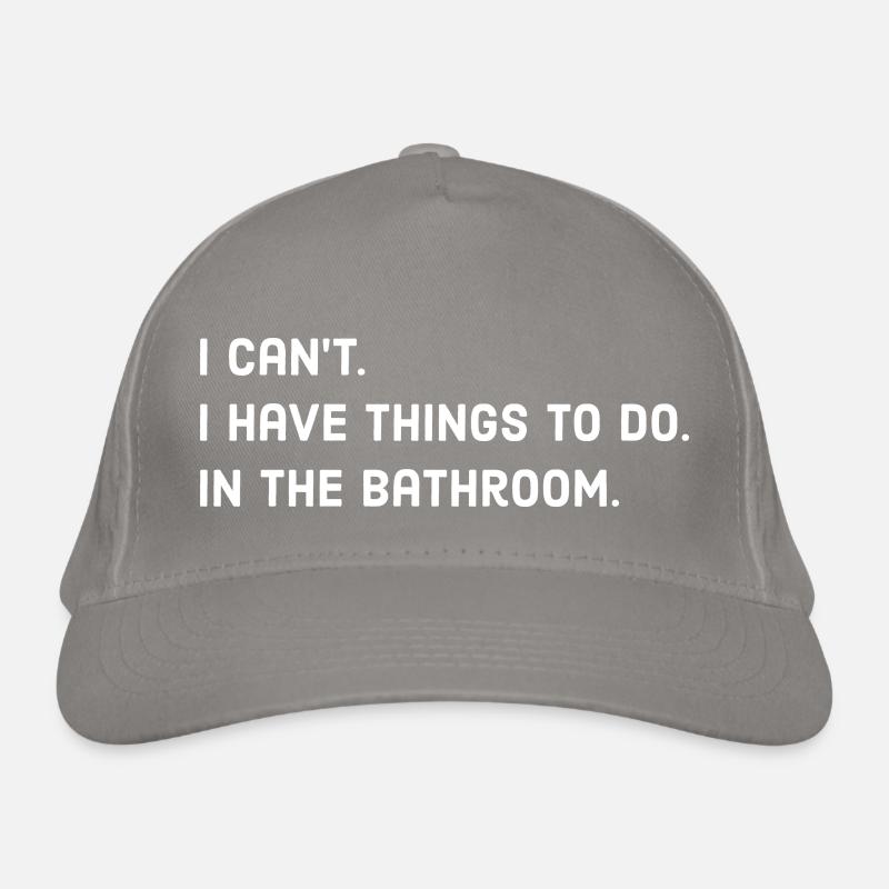 Bathroom Organic Baseball Cap