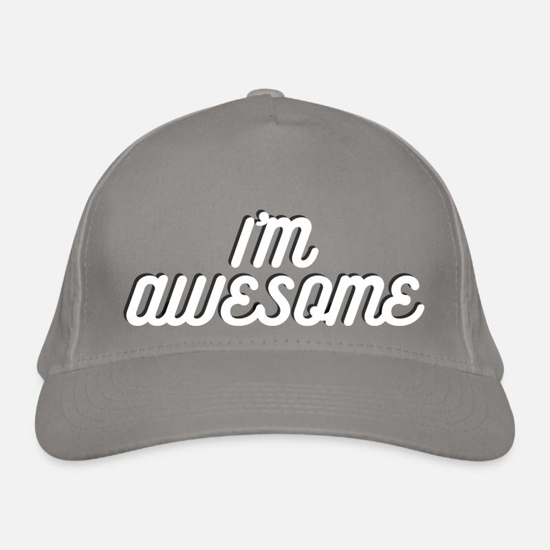 Ich bin unglaublich Bio-Baseballkappe