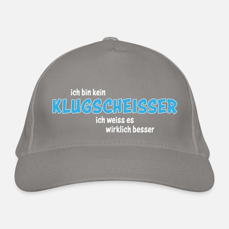 ich bin kein Klugscheisser Bio-Baseballkappe