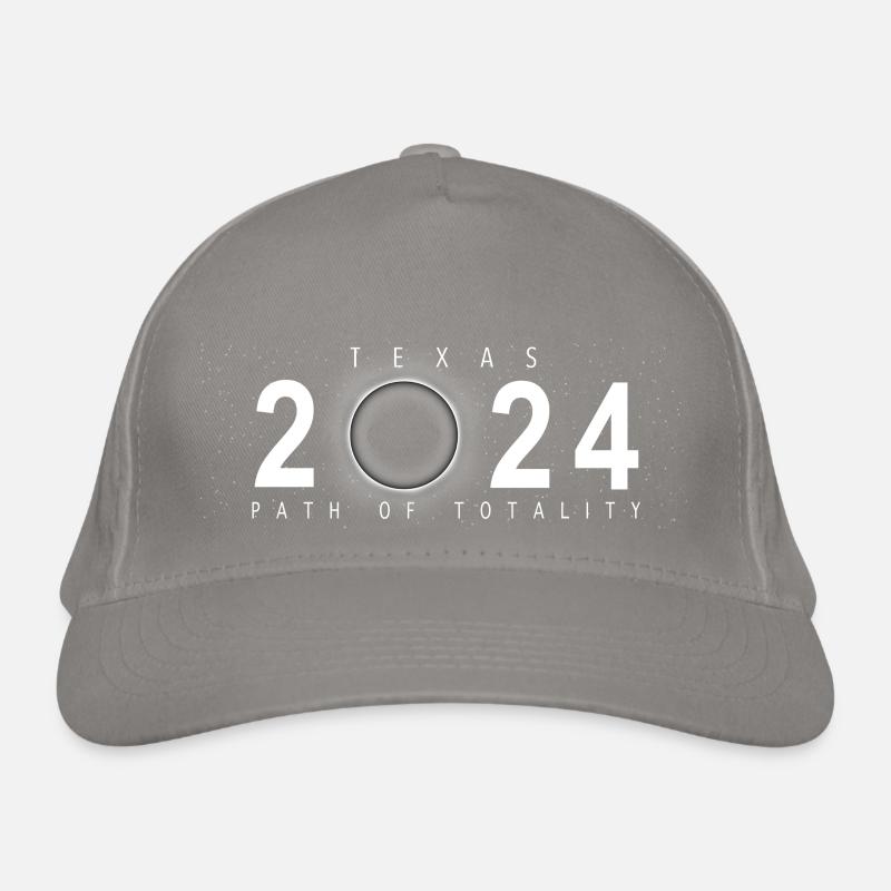 Solar Eclipse Texas April 8 2024 Organic Baseball Cap
