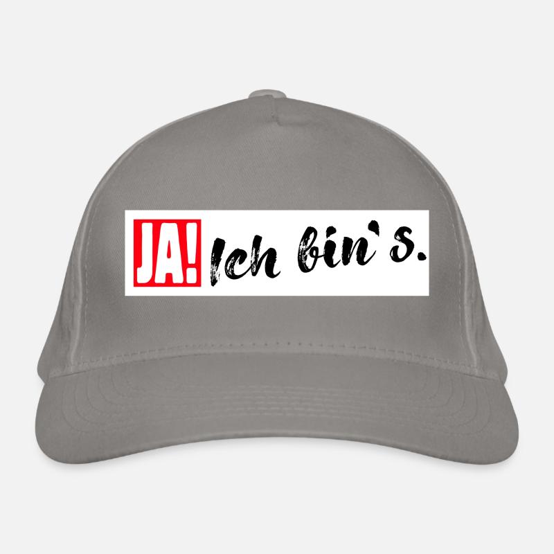 Ja Ich bin es Bio-Baseballkappe