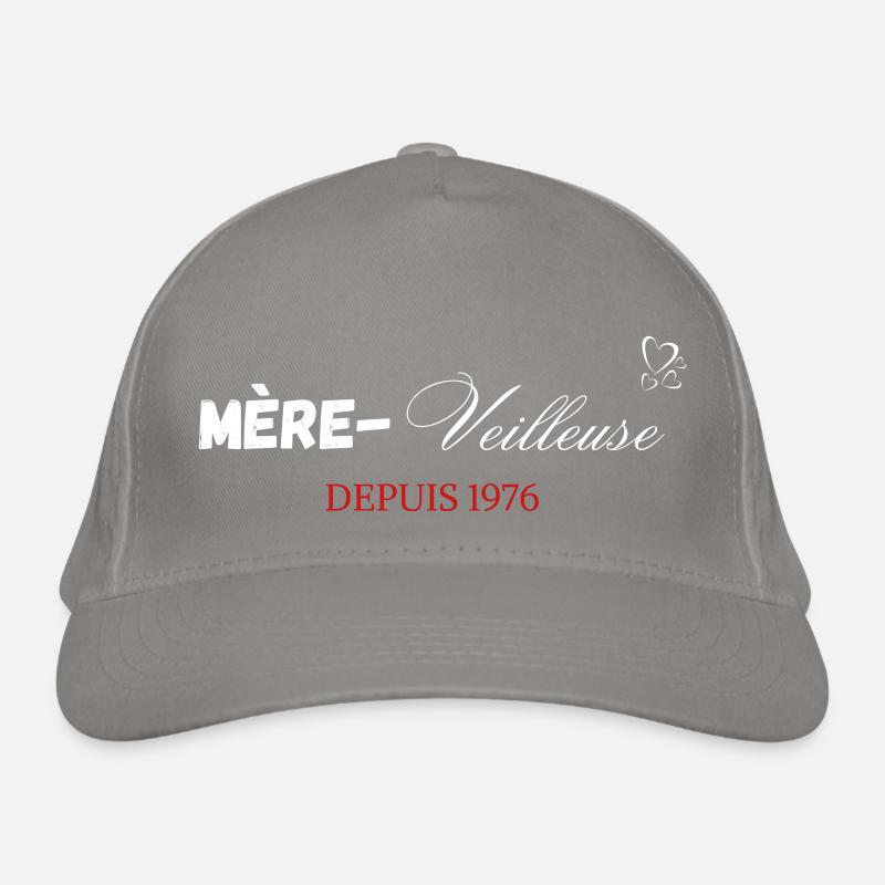 Mère veilleuse depuis 1976 Casquette classique bio