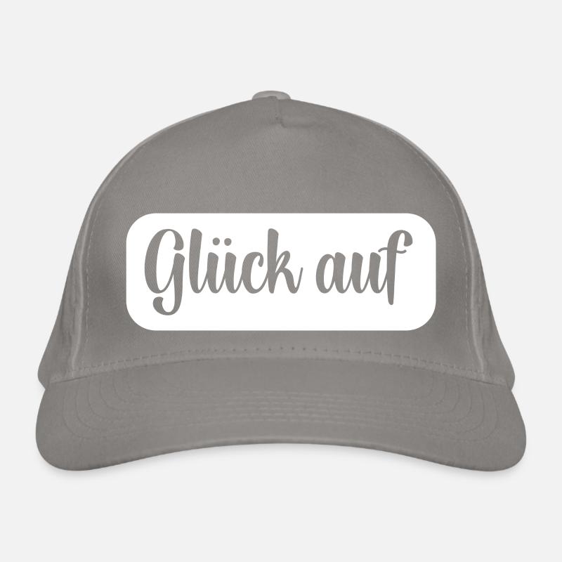 Glück auf Gruß Bio-Baseballkappe