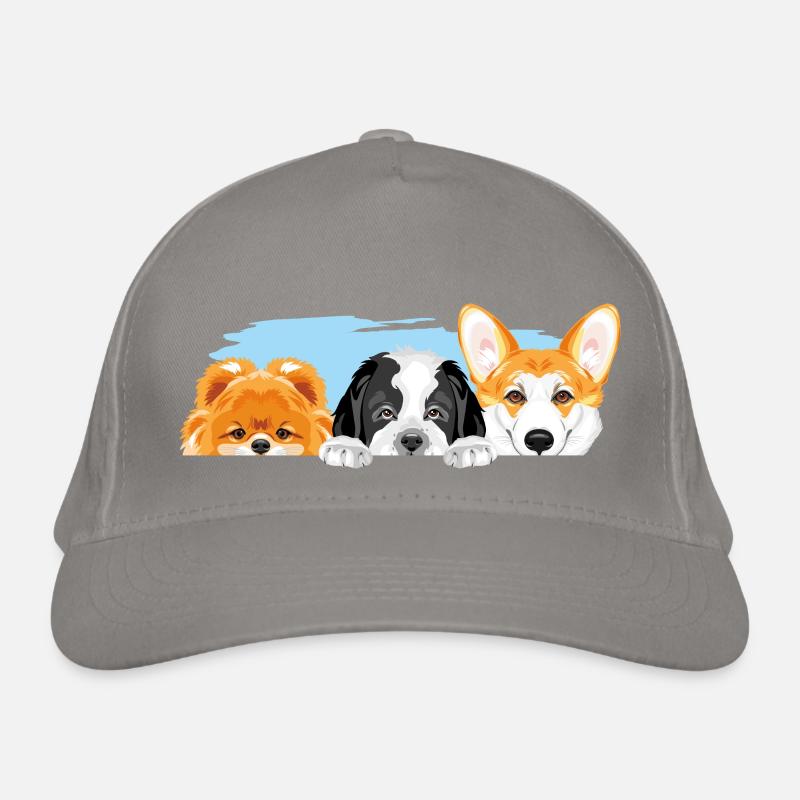 Hunde sind beste Freunde Bio-Baseballkappe