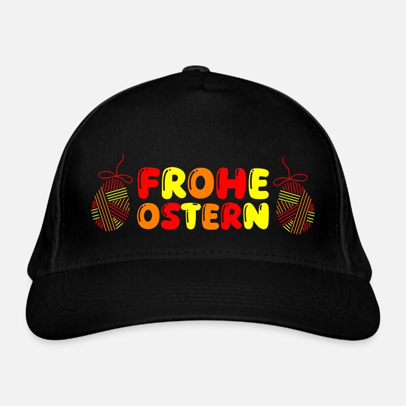 frohe ostern Bio-Baseballkappe