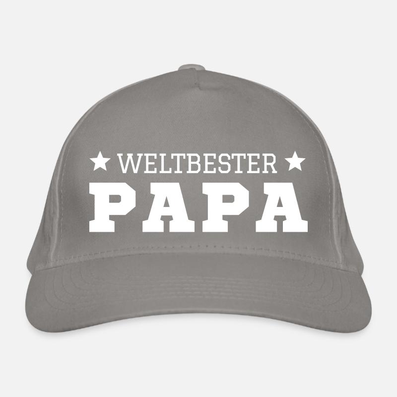 Weltbester Papa Bio-Baseballkappe
