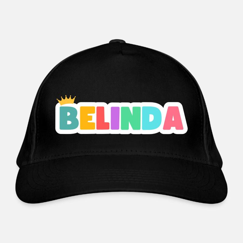 Belinda! Customizable - Organic Baseball Cap - black