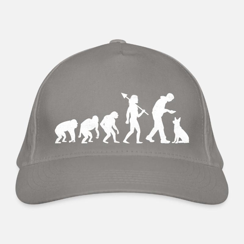 Evolution Deutscher Schäferhund GSD Hundeliebhaber Bio-Baseballkappe