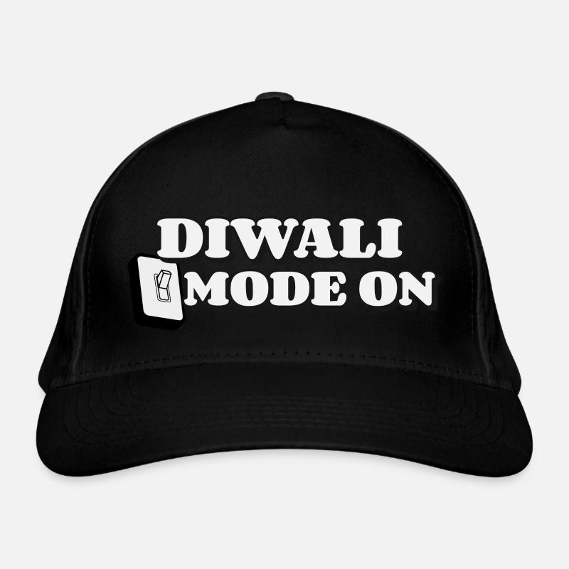 Joyeux Diwali | Mode Diwali activé | Art Casquette classique bio