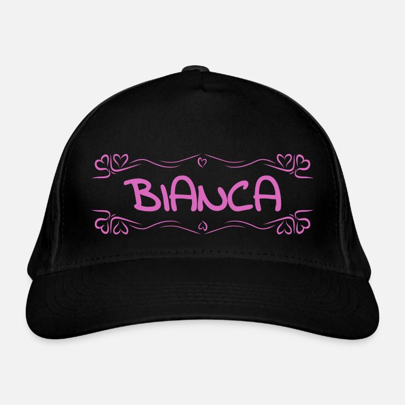 Bianca als Name Bio-Baseballkappe