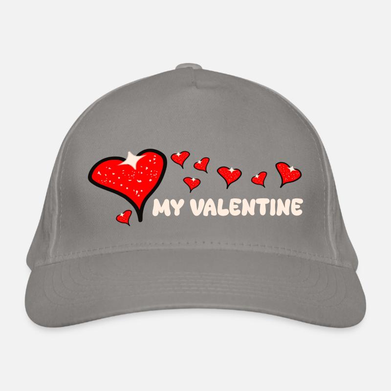 Pompöser Valentinstag Bio-Baseballkappe