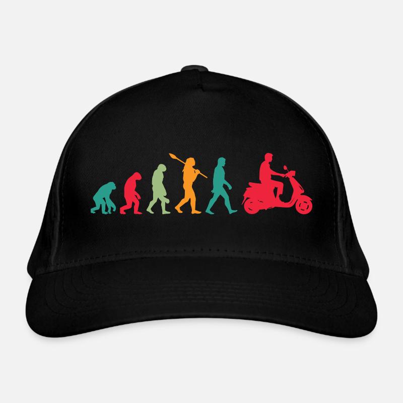 Évolution de la mobilité : de la marche au scooter Casquette classique bio