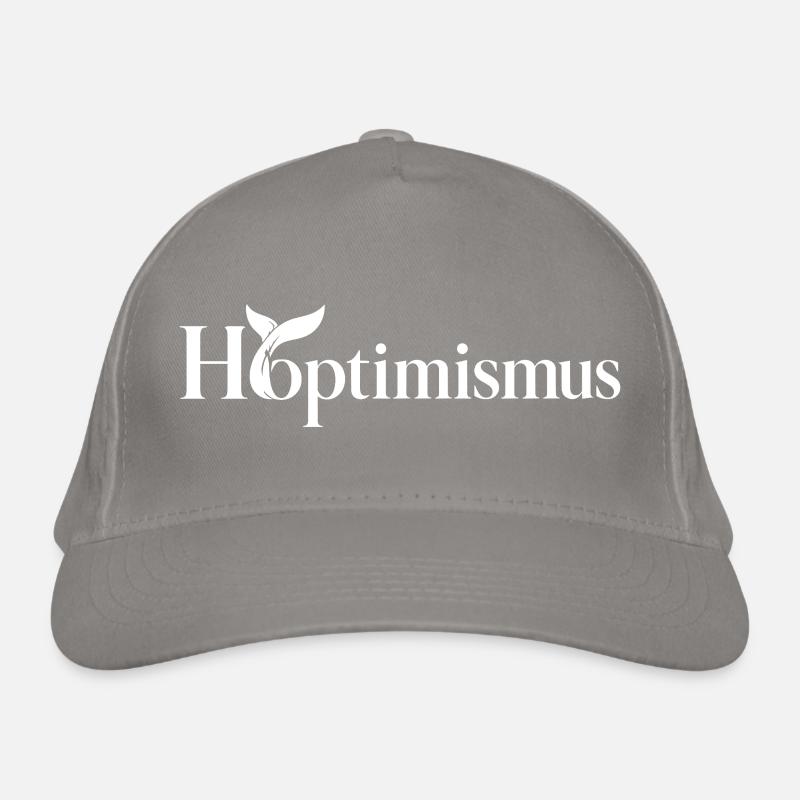 Hoptimismus - Wal white Fluke Bio-Baseballkappe