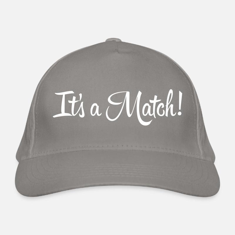 C’est un match ! Casquette classique bio