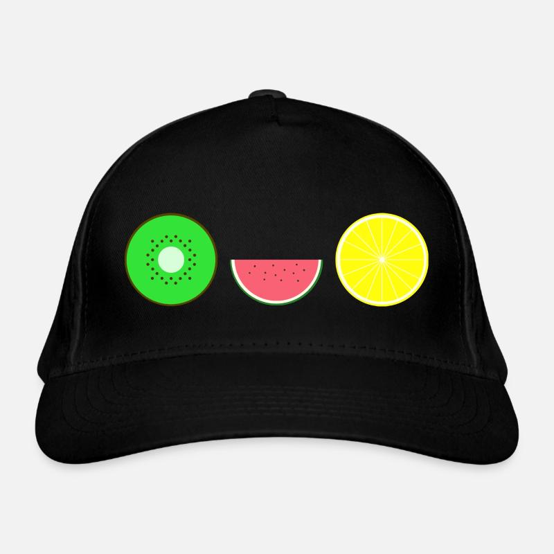 DIGITAL FRUIT - Hipster KIWI CITRON MELON Casquette classique bio